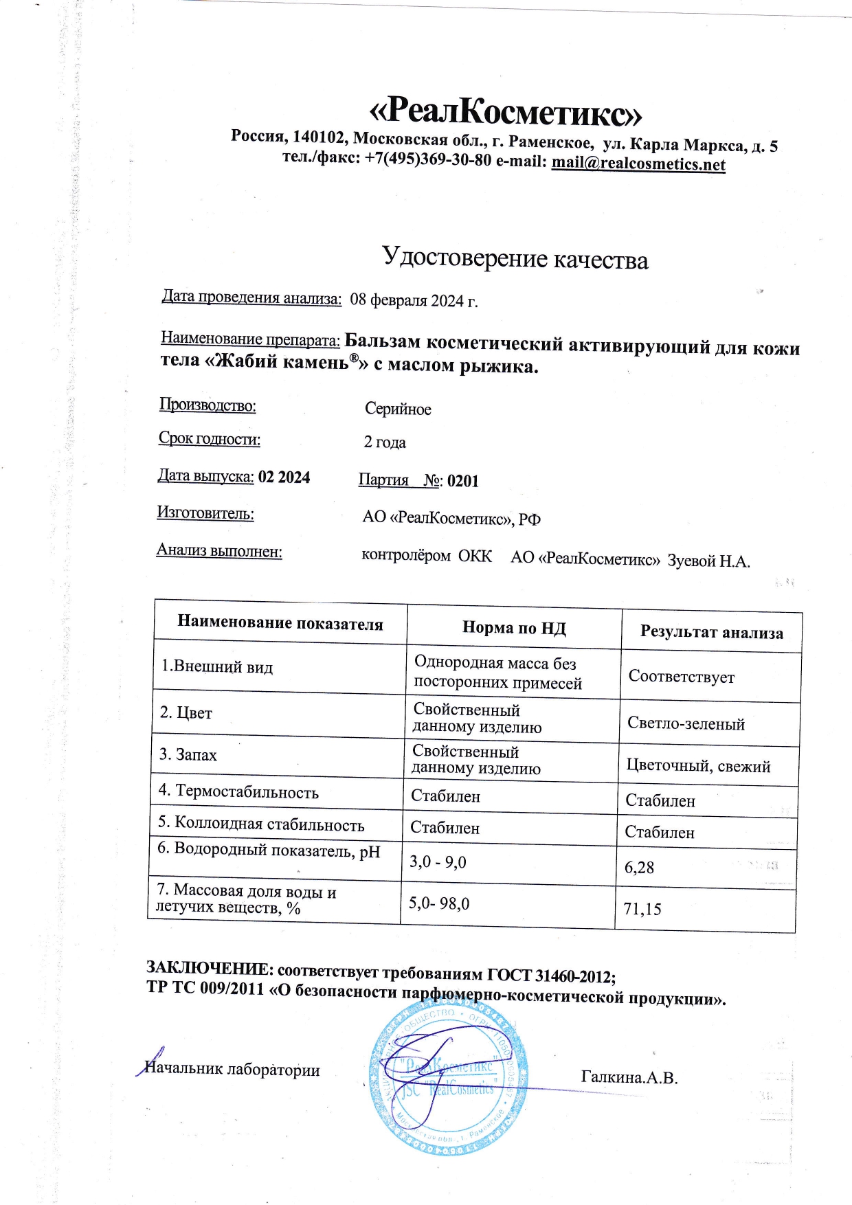 Паспорт №0220240201